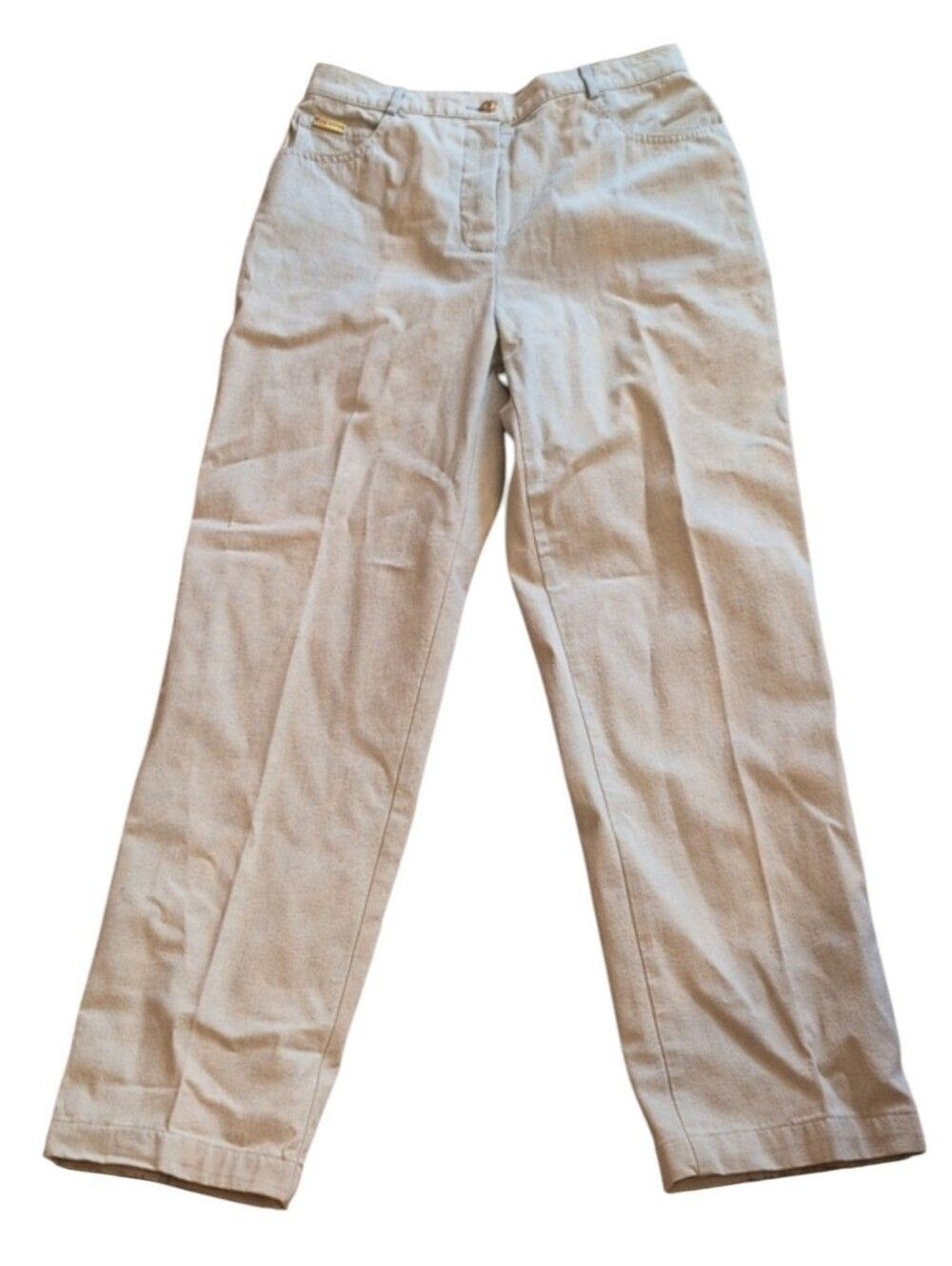 St. John By Marie Gray White Jean With Light Blue Wash Straight Leg Size 8